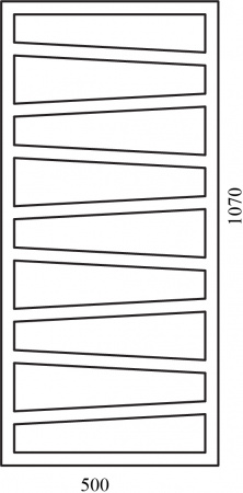 ����������������� ������������� Terma Zigzag+KTX4 50x107 �����, 600W