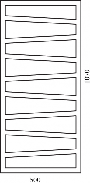 ����������������� ������������� Terma Zigzag+KTX4 50x107 �����, 600W