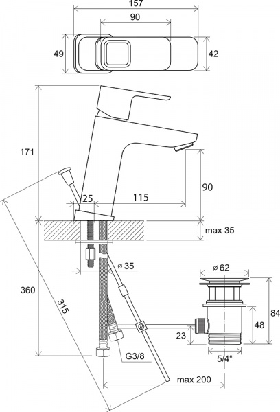 ��������� Ravak 10� TD 013.00 ��� ��������