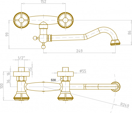��������� Bronze de Luxe 10115 ��� ��������