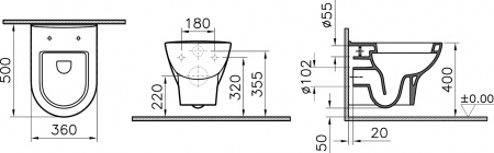 ������ ��������� VitrA Zentrum 5785B003-0850 � ����