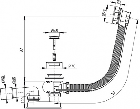 ����-������� AlcaPlast A55 GOLD