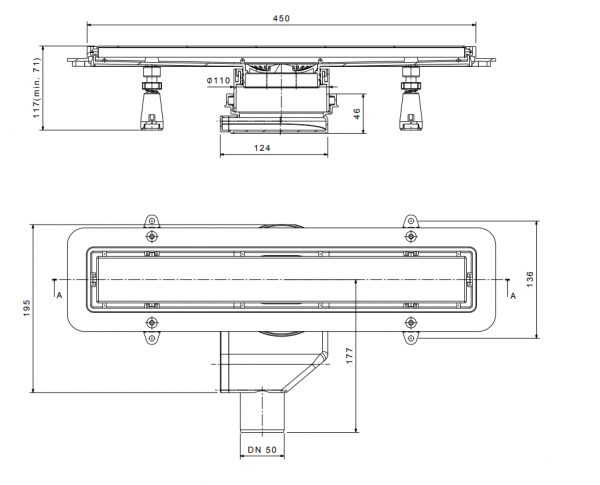 ������� ����� Pestan Confluo Premium Gold Black Glass Line 450