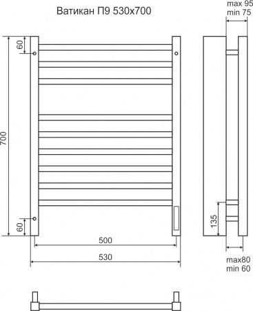 ����������������� ������������� Terminus ������� �9 50x70, sensor quick touch