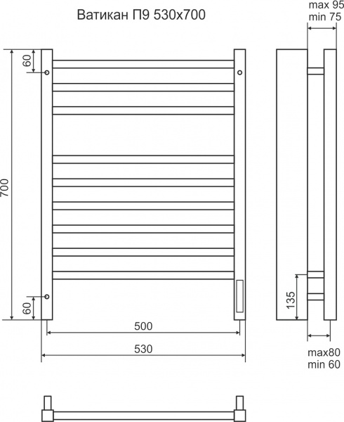 ����������������� ������������� Terminus ������� �9 50x70, sensor quick touch