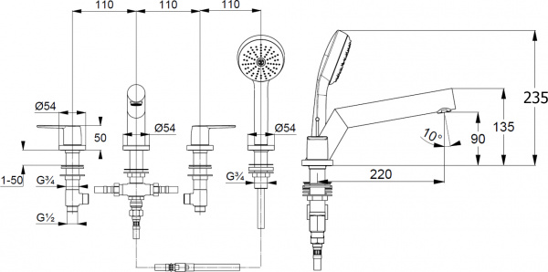 ��������� Kludi Pure&Style 404250575 �� ���� �����