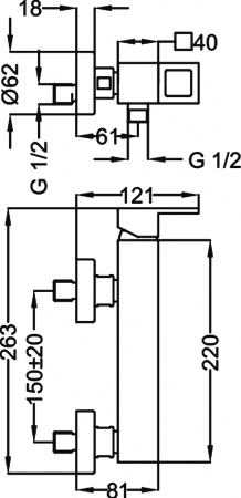 ��������� Cezares Molveno MOLVENO-DM-01-Cr ��� ����
