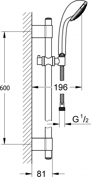 ������� �������� Grohe Relexa 100 Trio 28942001