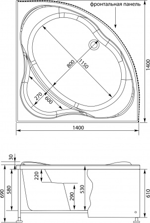 ��������� ����� Aquanet Palau 00205535 140x140 � ��������