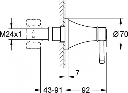  Grohe Grandera 19944000 