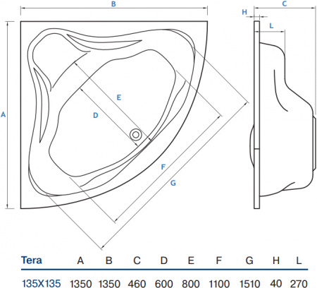 ��������� ����� Koller Pool Tera 135x135