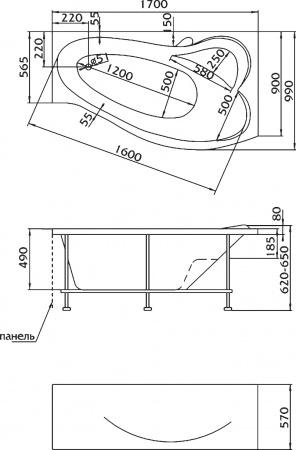 ��������� ����� Marka One Gracia 170x100 R