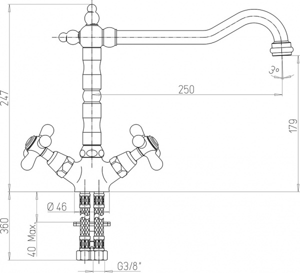 ��������� Paini Monaco 08CR570BLMKM ��� �������� �����