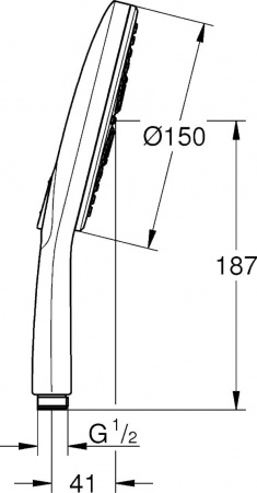 ������� ����� Grohe Rainshower SmartActive 26553000