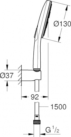 ������� �������� Grohe Rainshower SmartActive 26581LS0 ����� ����