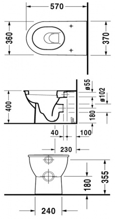 ������ ���������� Duravit Darling new 2139090000