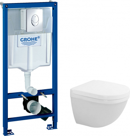 �������� ����������� Grohe Rapid SL 38721001 3 � 1 � ������� ����� + ������ Duravit Starck 3 � �����������