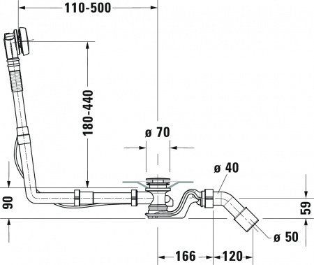 ����-������� Duravit Universal 792206