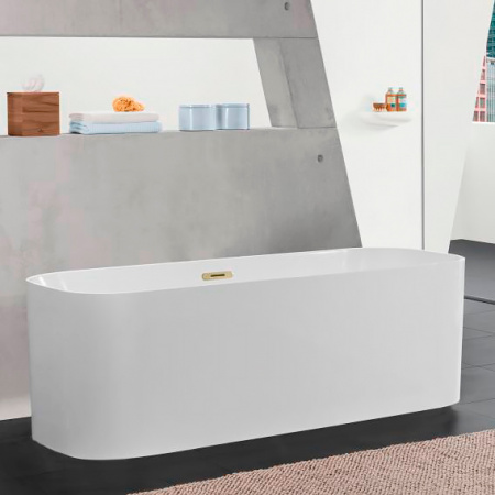 ��������� ����� Villeroy & Boch Finion UBQ177FIN7N300V3RW 170x70, stone white, � ����������
