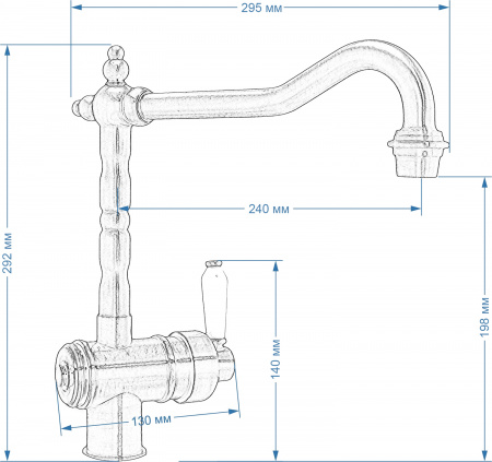 ��������� Seaman Barcelone SSL-5077 Antique Gold ��� �������� �����