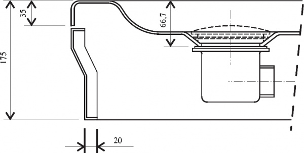 ����� ��� ������� Ravak Standard 90 ����