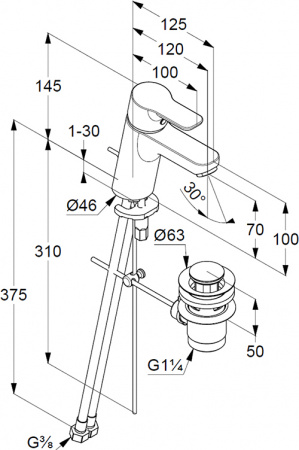 ��������� Kludi Pure&Easy 372890565 ��� ��������