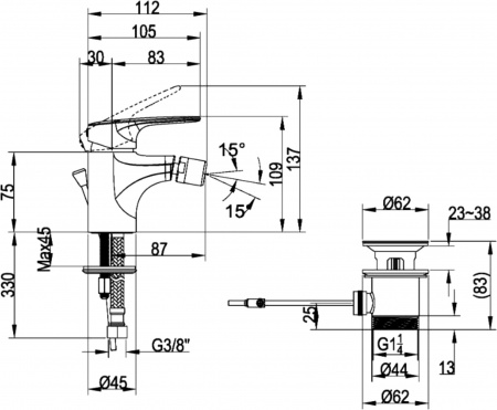 ��������� Villeroy & Boch O.novo Start TVB10520111061 ��� ����
