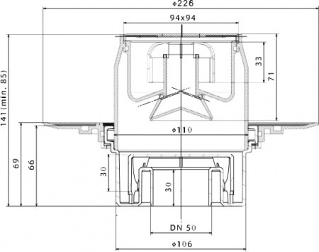   Pestan Confluo Standard Vertical Dry