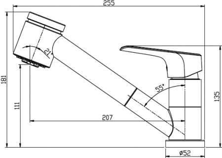 ��������� Damixa RedBlu Origin Evo 820710000 ��� �������� �����