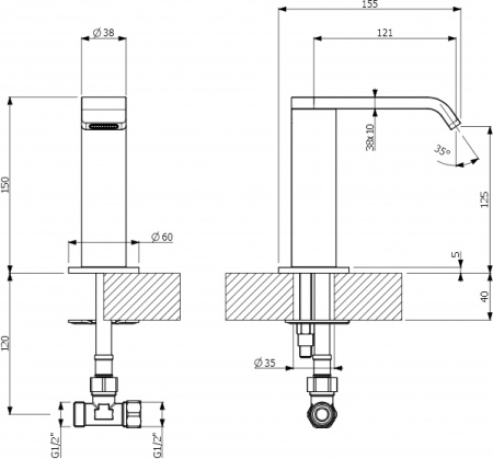 ��������� Villeroy & Boch Dawn TVW10612015261 ��� ��������