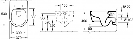    Villeroy & Boch Avento 5656RS01  ,  +     Villeroy & Boch 92242700 +   Villeroy & Boch Viconnect 922400RE  