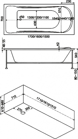 ��������� ����� Bas ������ 150x70 + �������� ��� ����