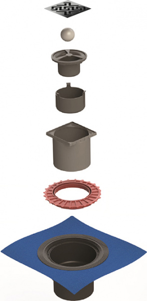   Berges Wasserhaus Zentrum Antik 090465 15 x15 , 