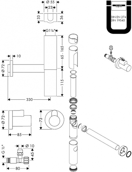 ������� Hansgrohe 13954000 � �������