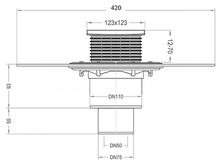 HL 310NH ���� � ������������ �������� DN50/75/110