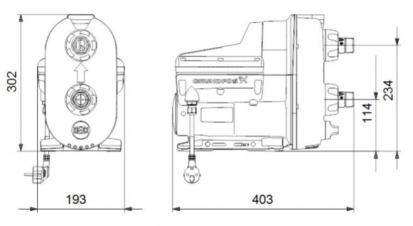�����-������� GRUNDFOS SCALA2 3-45