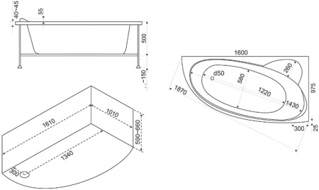 ��������� ����� Bas ����� 160x100 R