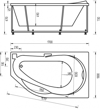 ��������� ����� ������� ������ TAR170-0000129 170x100 R, � ����������� �������
