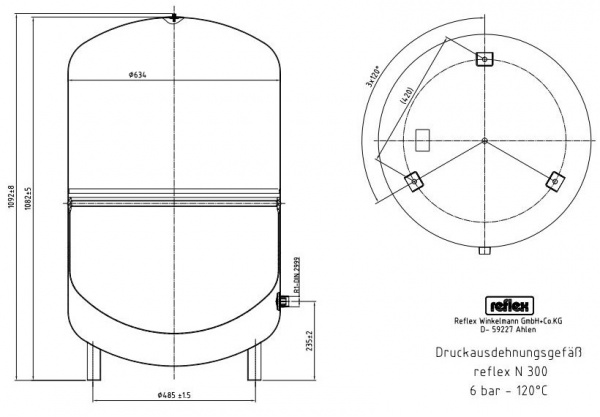 Reflex N 300, �����, ���������� �������������� ���, ����������� 6 ���, ���. 8215300