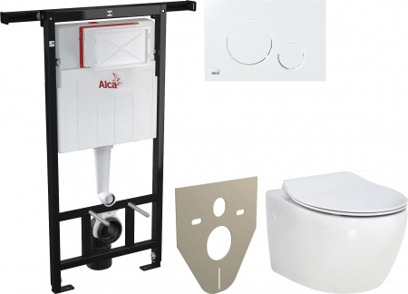 ��������  ������ ��������� BelBagno Prospero BB507B � ������� + ������� ����������� AlcaPlast Jadromodul AM102/1120 + ������ ����� AlcaPlast THIN M670 ����� + ���������������� ������