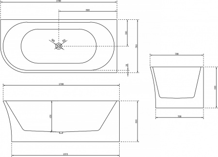 ��������� ����� Abber AB9257-1.7 R 170x80