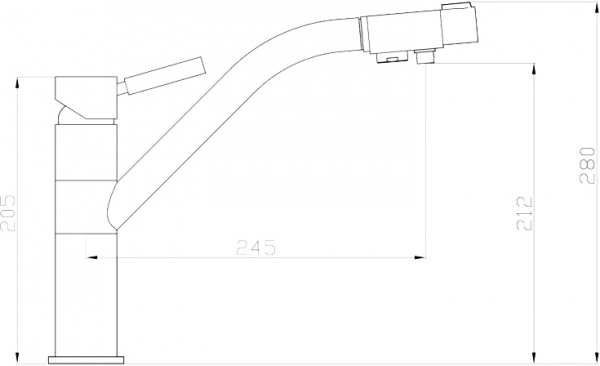 ��������� Zorg Sanitary ZR 401 KF nickel ��� �������� �����