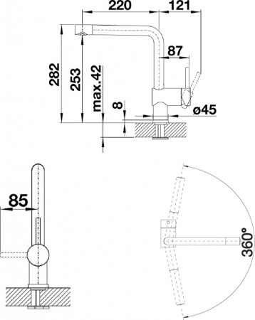 ��������� Blanco Linus 514019 ��� �������� �����