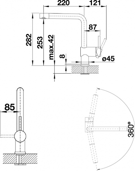 ��������� Blanco Linus 514019 ��� �������� �����