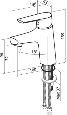 ��������� Damixa RedBlu Origin Balance 790210000 ��� ��������