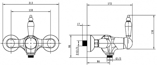 ��������� Boheme Crystal 284-CRST ��� ����