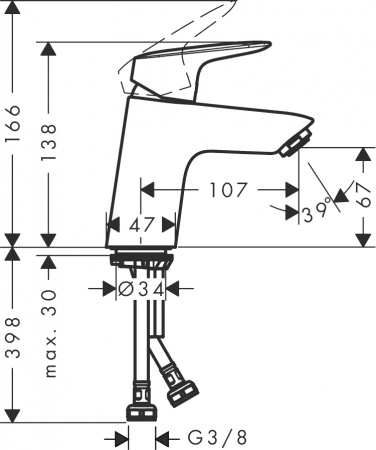 ��������� Hansgrohe Logis 71073000 ��� ��������