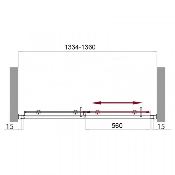 ������� ����� BelBagno Uno BF 1 135 C Cr