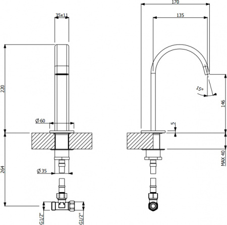 ��������� Villeroy & Boch Dawn TVT10651015161 �� ���� �����