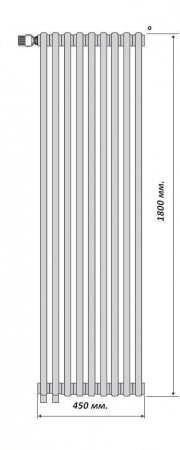 ����������� �������� PURMO Delta Laserline 9 ������,DLV 3180x09 VLO / ������������ �������� ����� ����������� ������ � ��������